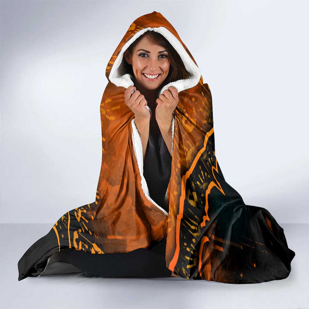 Step Into Horror Domain Giants Football Hooded Blanket Halloween Horror Movie Characters - Aussie Hoodie