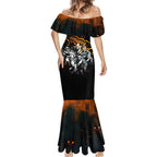 Step Into Horror Domain Giants Football Mermaid Dress Halloween Horror Movie Characters - Aussie Hoodie