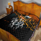 Step Into Horror Domain Giants Football Quilt Halloween Horror Movie Characters - Aussie Hoodie
