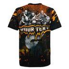 Step Into Horror Domain Giants Football Rugby Jersey Halloween Horror Movie Characters - Aussie Hoodie