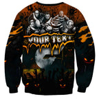 Step Into Horror Domain Giants Football Sweatshirt Halloween Horror Movie Characters - Aussie Hoodie