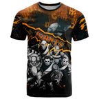 Step Into Horror Domain Giants Football T Shirt Halloween Horror Movie Characters - Aussie Hoodie