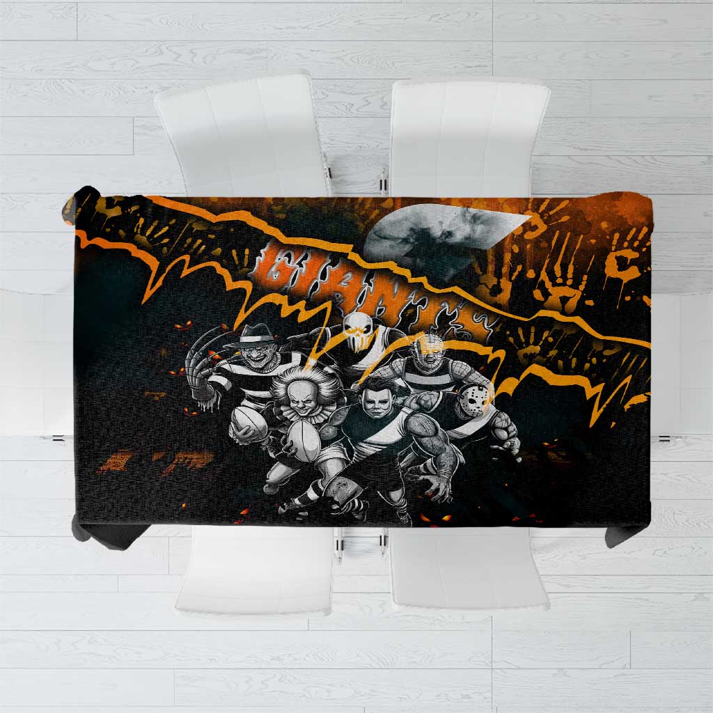 Step Into Horror Domain Giants Football Tablecloth Halloween Horror Movie Characters - Aussie Hoodie