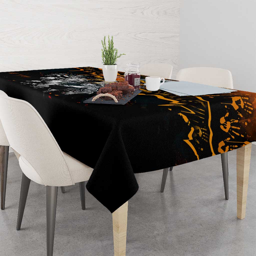 Step Into Horror Domain Giants Football Tablecloth Halloween Horror Movie Characters - Aussie Hoodie