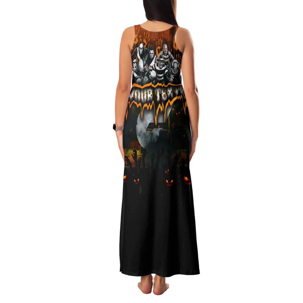 Step Into Horror Domain Giants Football Tank Maxi Dress Halloween Horror Movie Characters - Aussie Hoodie