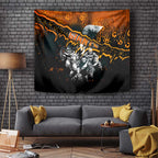 Step Into Horror Domain Giants Football Tapestry Halloween Horror Movie Characters - Aussie Hoodie