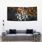 Step Into Horror Domain Giants Football Tapestry Halloween Horror Movie Characters - Aussie Hoodie