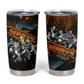 Step Into Horror Domain Giants Football Tumbler Cup Halloween Horror Movie Characters - Aussie Hoodie