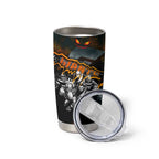 Step Into Horror Domain Giants Football Tumbler Cup Halloween Horror Movie Characters - Aussie Hoodie