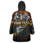 Step Into Horror Domain Giants Football Wearable Blanket Hoodie Halloween Horror Movie Characters - Aussie Hoodie