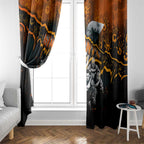 Step Into Horror Domain Giants Football Window Curtain Halloween Horror Movie Characters - Aussie Hoodie