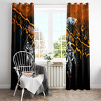 Step Into Horror Domain Giants Football Window Curtain Halloween Horror Movie Characters - Aussie Hoodie