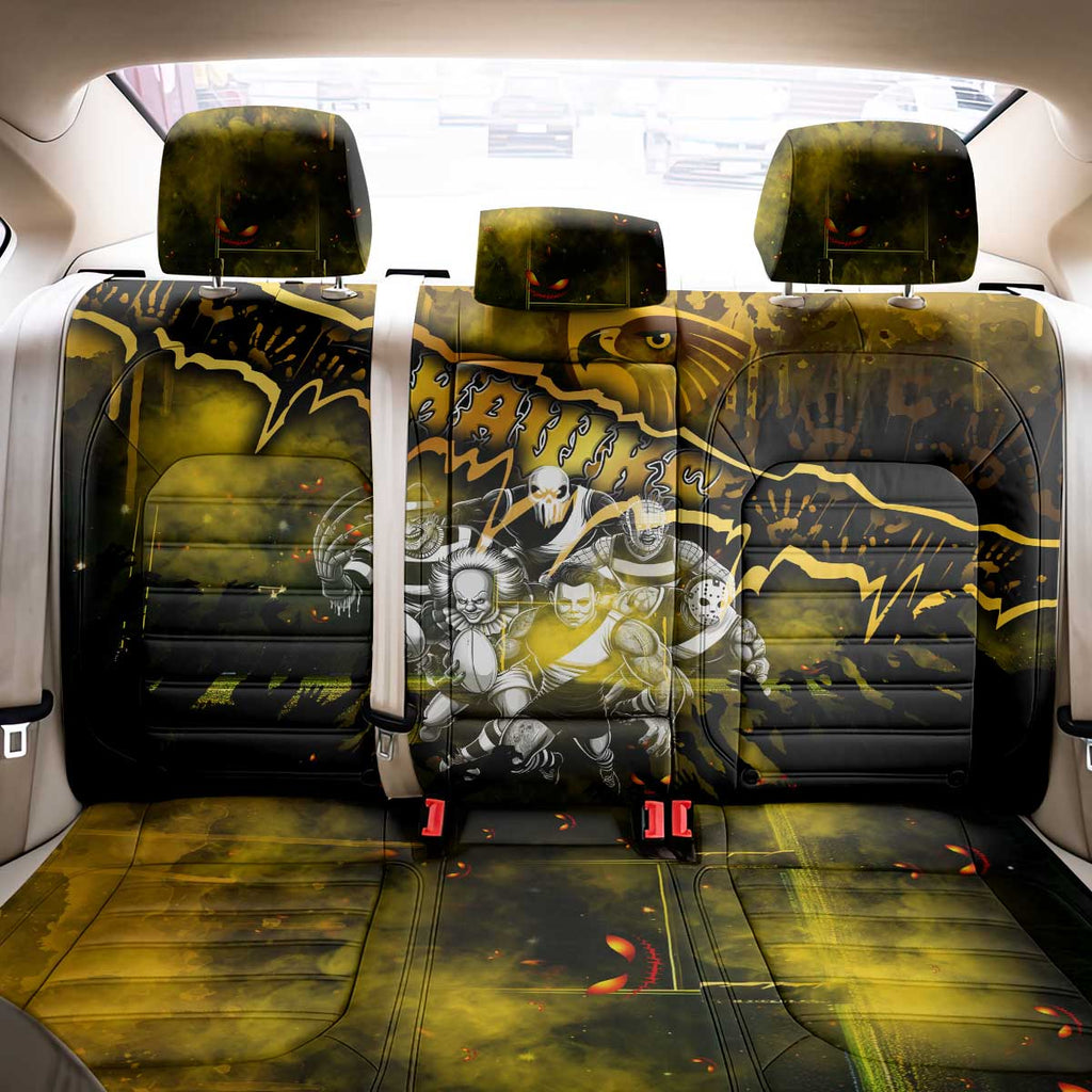Step Into Horror Domain Hawks Football Back Car Seat Cover Halloween Horror Movie Characters - Aussie Hoodie