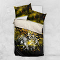 Step Into Horror Domain Hawks Football Bedding Set Halloween Horror Movie Characters - Aussie Hoodie