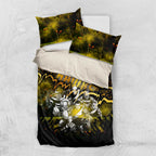 Step Into Horror Domain Hawks Football Bedding Set Halloween Horror Movie Characters - Aussie Hoodie