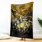 Step Into Horror Domain Hawks Football Blanket Halloween Horror Movie Characters - Aussie Hoodie