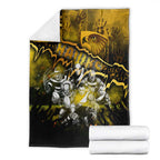 Step Into Horror Domain Hawks Football Blanket Halloween Horror Movie Characters - Aussie Hoodie