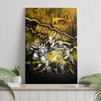 Step Into Horror Domain Hawks Football Canvas Wall Art Halloween Horror Movie Characters - Aussie Hoodie