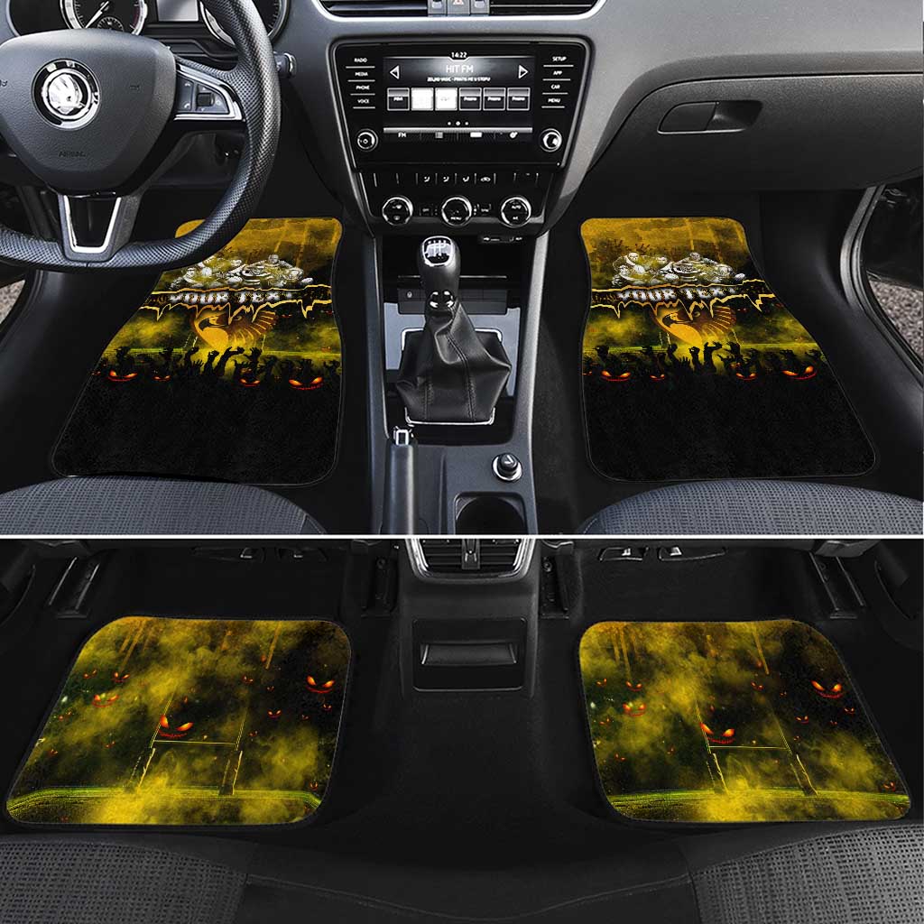 Step Into Horror Domain Hawks Football Car Mats Halloween Horror Movie Characters - Aussie Hoodie