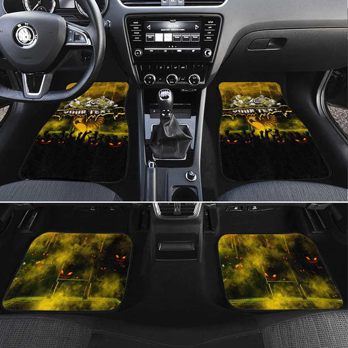 Step Into Horror Domain Hawks Football Car Mats Halloween Horror Movie Characters - Aussie Hoodie
