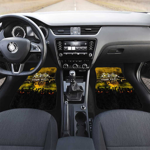 Step Into Horror Domain Hawks Football Car Mats Halloween Horror Movie Characters - Aussie Hoodie