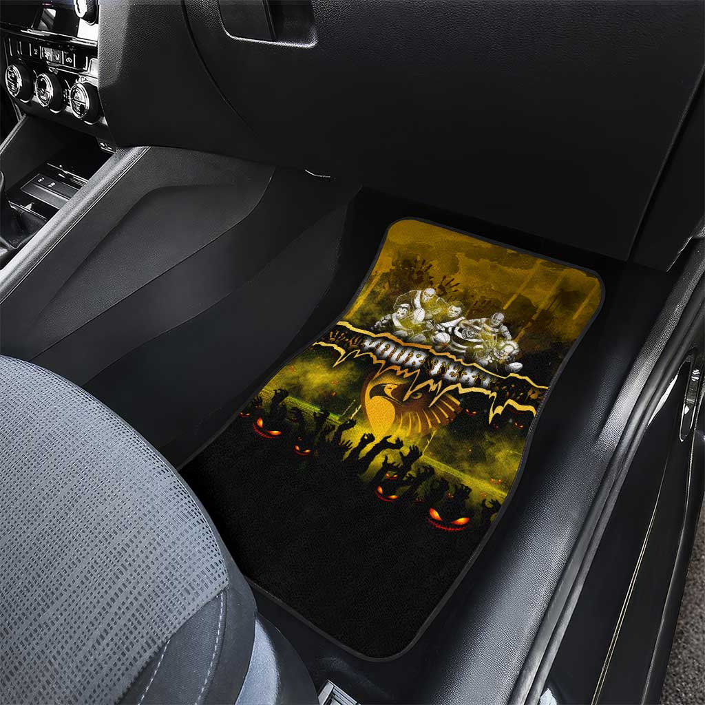 Step Into Horror Domain Hawks Football Car Mats Halloween Horror Movie Characters - Aussie Hoodie