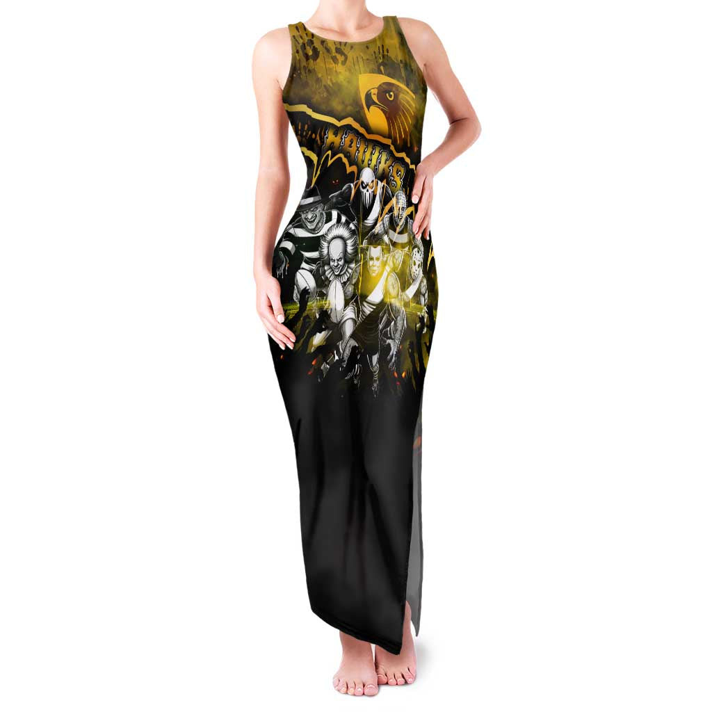 Step Into Horror Domain Hawks Football Family Matching Tank Maxi Dress and Hawaiian Shirt Halloween Horror Movie Characters - Aussie Hoodie