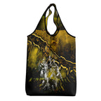 Step Into Horror Domain Hawks Football Grocery Bag Halloween Horror Movie Characters - Aussie Hoodie