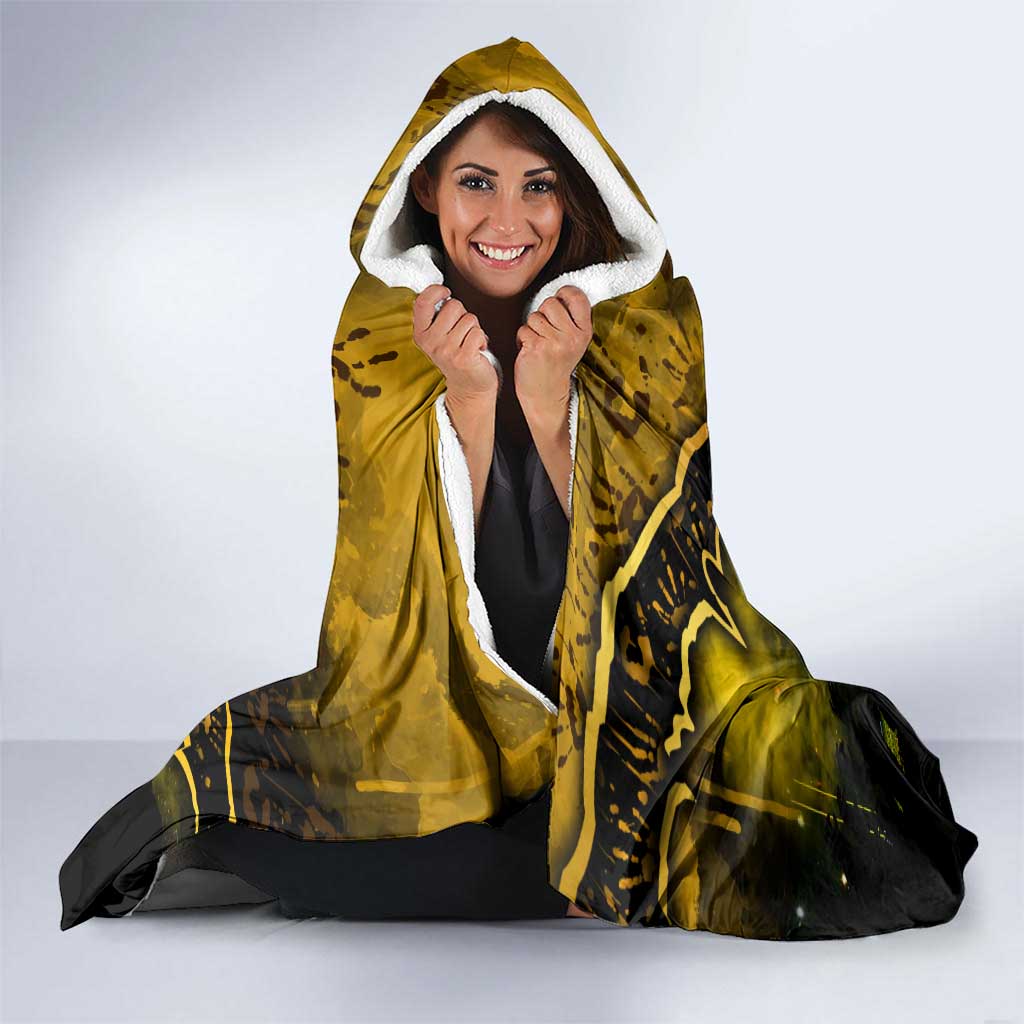 Step Into Horror Domain Hawks Football Hooded Blanket Halloween Horror Movie Characters - Aussie Hoodie