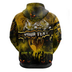 Step Into Horror Domain Hawks Football Hoodie Halloween Horror Movie Characters - Aussie Hoodie