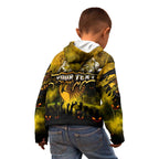 Step Into Horror Domain Hawks Football Kid Hoodie Halloween Horror Movie Characters - Aussie Hoodie