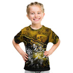 Step Into Horror Domain Hawks Football Kid T Shirt Halloween Horror Movie Characters - Aussie Hoodie