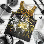 Step Into Horror Domain Hawks Football Men Tank Top Halloween Horror Movie Characters - Aussie Hoodie