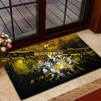 Step Into Horror Domain Hawks Football Rubber Doormat Halloween Horror Movie Characters - Aussie Hoodie