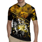 Step Into Horror Domain Hawks Football Rugby Jersey Halloween Horror Movie Characters - Aussie Hoodie