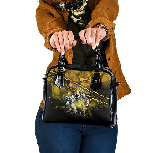 Step Into Horror Domain Hawks Football Shoulder Handbag Halloween Horror Movie Characters - Aussie Hoodie