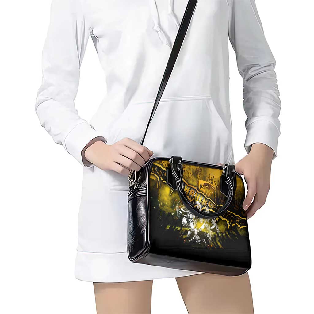 Step Into Horror Domain Hawks Football Shoulder Handbag Halloween Horror Movie Characters - Aussie Hoodie