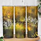 Step Into Horror Domain Hawks Football Skinny Tumbler Halloween Horror Movie Characters - Aussie Hoodie