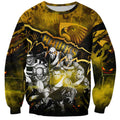 Step Into Horror Domain Hawks Football Sweatshirt Halloween Horror Movie Characters - Aussie Hoodie