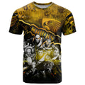 Step Into Horror Domain Hawks Football T Shirt Halloween Horror Movie Characters - Aussie Hoodie