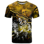 Step Into Horror Domain Hawks Football T Shirt Halloween Horror Movie Characters - Aussie Hoodie