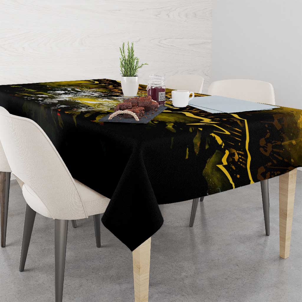 Step Into Horror Domain Hawks Football Tablecloth Halloween Horror Movie Characters - Aussie Hoodie