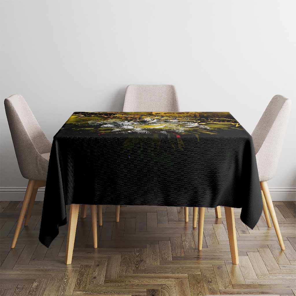 Step Into Horror Domain Hawks Football Tablecloth Halloween Horror Movie Characters - Aussie Hoodie