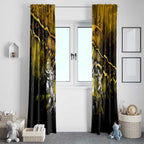 Step Into Horror Domain Hawks Football Window Curtain Halloween Horror Movie Characters - Aussie Hoodie