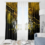Step Into Horror Domain Hawks Football Window Curtain Halloween Horror Movie Characters - Aussie Hoodie