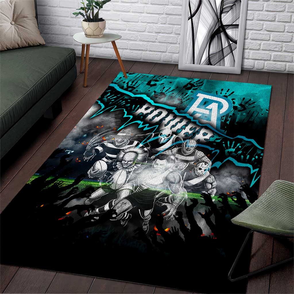 Step Into Horror Domain Power Football Area Rug Halloween Horror Movie Characters - Aussie Hoodie