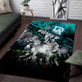 Step Into Horror Domain Power Football Area Rug Halloween Horror Movie Characters - Aussie Hoodie