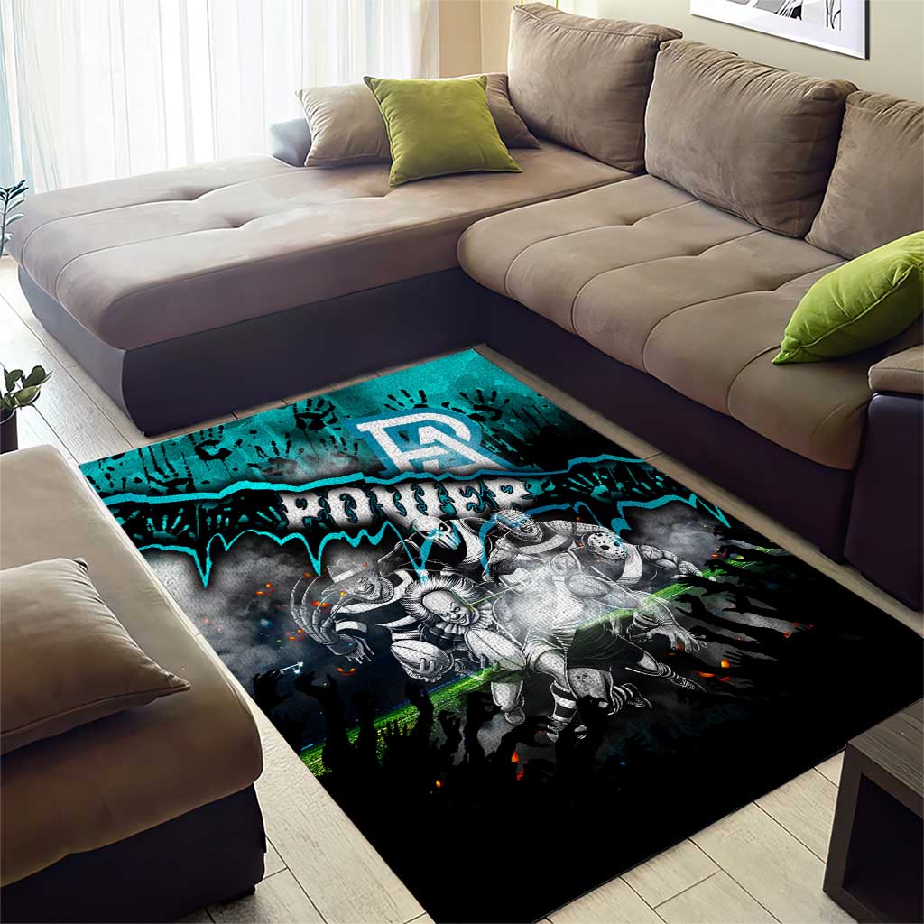 Step Into Horror Domain Power Football Area Rug Halloween Horror Movie Characters - Aussie Hoodie