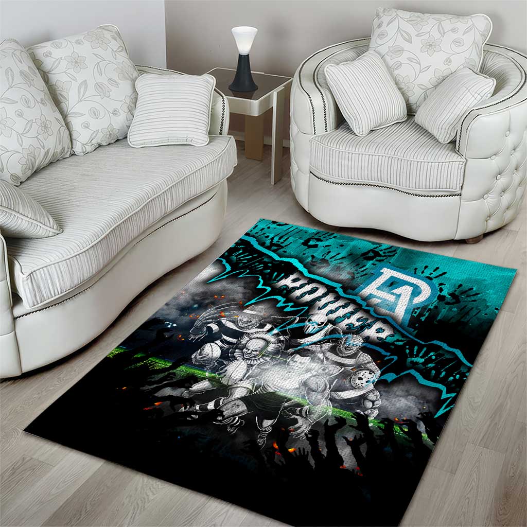 Step Into Horror Domain Power Football Area Rug Halloween Horror Movie Characters - Aussie Hoodie