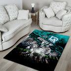 Step Into Horror Domain Power Football Area Rug Halloween Horror Movie Characters - Aussie Hoodie